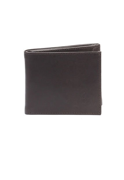 Billetera Cuero Para Hombre Café OCAi MCD08