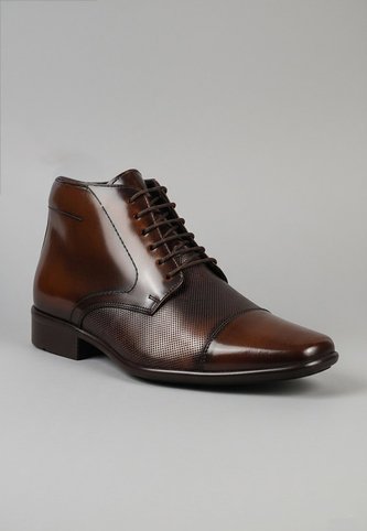 Bota Cuero Hombre Café Ocai Stark Ocai