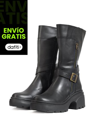 Bota En Cuero Mujer Café Ocai Jessie Ocai