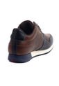 Tenis Cuero Hombre Café Por Azul Ocai Simón de Ocai