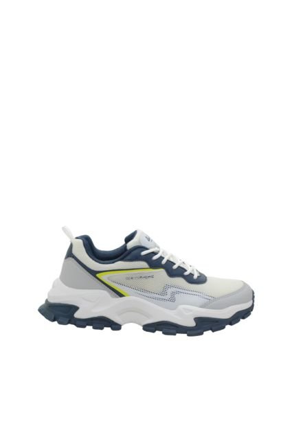 Tenis Ocean Pacific CLIFF Color Gris - Azul - Blanco