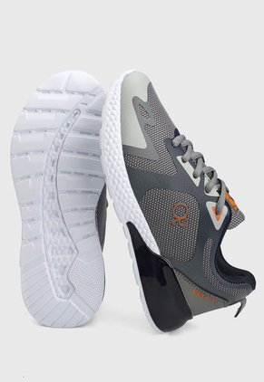 Tenis Lifestyle Gris-Blanco-Naranja Ocean Pacific