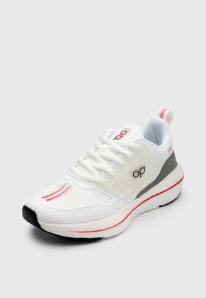 Tenis Running Blanco-Gris-Rojo Ocean Pacific Warren