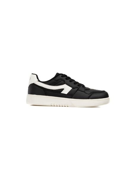 Tenis OP Dalin Para Mujer Color Negro Y Blanco