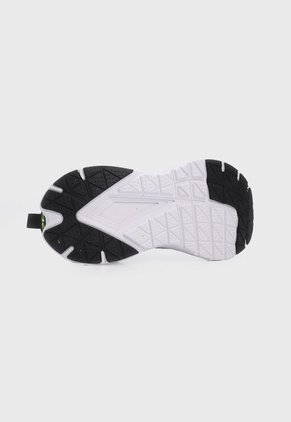 Tenis Running Blanco-Negro-Verde Neón Ocean Pacific Urko