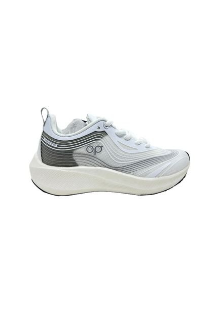 Tenis Ocean Pacific Nevada Color Blanco - Gris Para Mujer