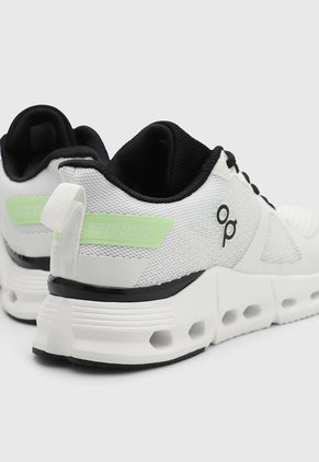 Tenis Running Blanco-Verde Claro-Negro Ocean Pacific Marty