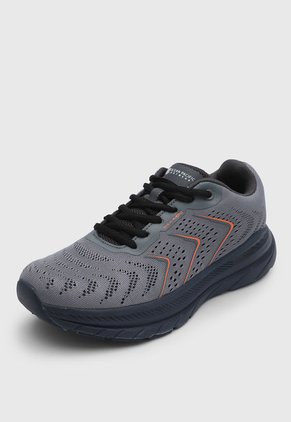 Tenis Running Gris-Azul Navy-Negro Ocean Pacific Adrian