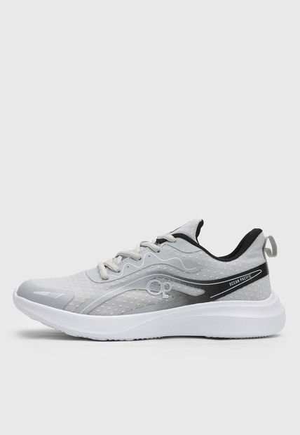 Tenis Running Gris-Negro-Blanco Ocean Pacific Argedon