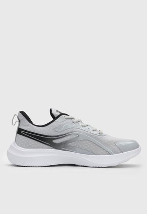 Tenis Running Gris-Negro-Blanco Ocean Pacific Argedon