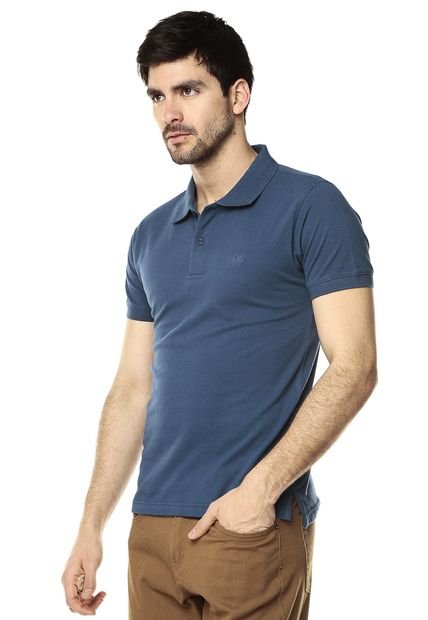 Camiseta Polo Azul Petróleo Ocean Pacific