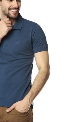 Camiseta Polo Azul Petróleo Ocean Pacific