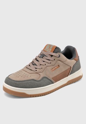 Tenis Lifestyle Café-Verde Oliva-Beige Ocean Pacific