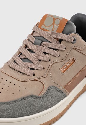 Tenis Lifestyle Café-Verde Oliva-Beige Ocean Pacific