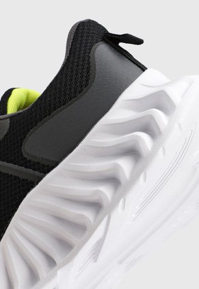 Tenis Lifestyle Negro-Blanco-Amarillo Neón  Ocean Pacific Rodas