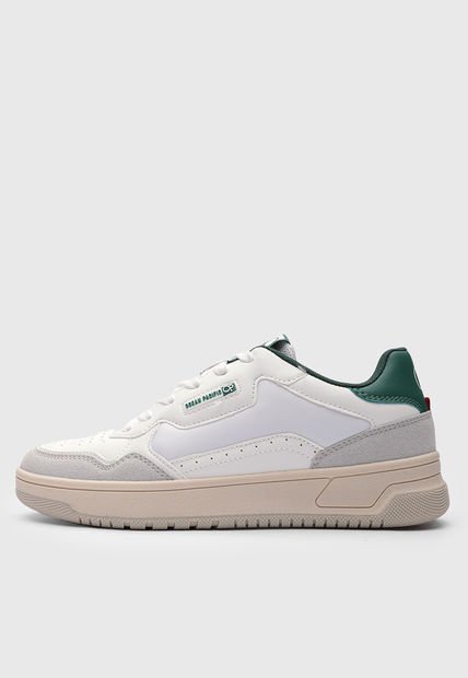 Tenis Lifestyle Blanco-Gris-Verde Ocean Pacific Danilo