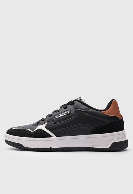 Tenis Lifestyle Negro-Blanco-Café Ocean Pacific Danilo