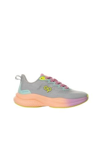 Tenis OP Derya Para Mujer Color Gris Naranja Rosado Ocean Pacific
