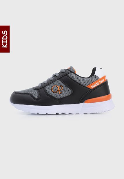 Tenis Lifestyle Gris-Negro-Naranja Ocean Pacific Kids Lautaro