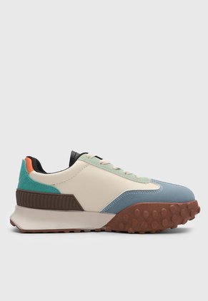 Tenis Lifestyle Beige-Verde-Azul Raf Ocean Pacific Yumary