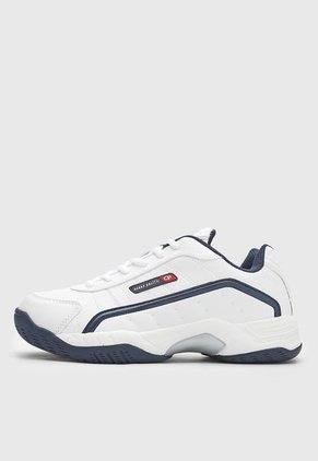 Tenis para Tennis Blanco-Azul Navy-Plateado Ocean Pacific Burton