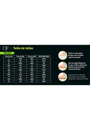 Tenis Ocean Pacific BURTON Color Negro