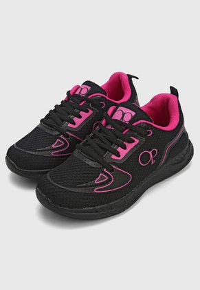 Tenis Lifestyle Negro-Fucsia Ocean Pacific Nery
