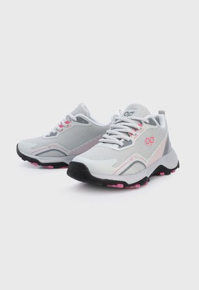 Tenis Lifestyle Gris-Rosa-Negro Ocean Pacific Amparo
