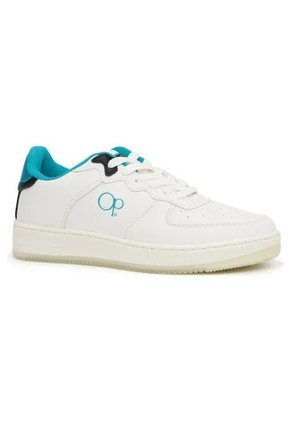 Tenis Op Baquilio Para Hombre Color Blanco Y Azul Marino