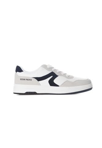 Tenis Ocean Pacific Orik Para Hombre Color Blanco Y Gris Ocean Pacific