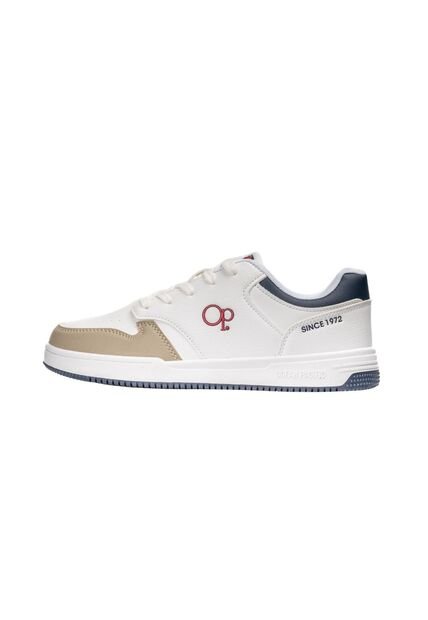 Tenis OP Elion Classic Para Hombre Color Blanco Y Azul