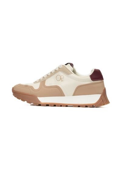 Tenis Para Mujer OP Casuales Beige