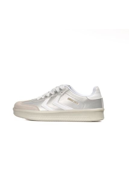 Tenis OP Rovi Classic Para Mujer Color Plata Y Blanco