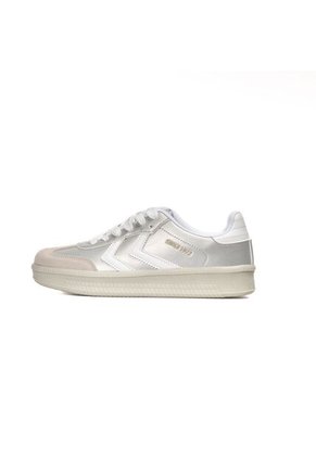 Tenis OP Rovi Classic Para Mujer Color Plata Y Blanco