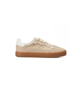Tenis Para Mujer OP Vulcanizados Beige