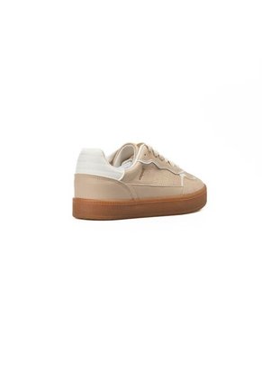 Tenis Para Mujer OP Vulcanizados Beige