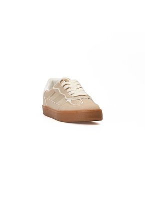 Tenis Para Mujer OP Vulcanizados Beige