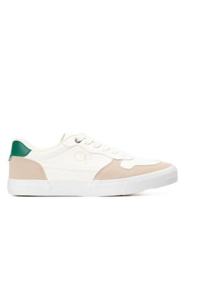 Tenis Para Hombre OP OLTI Vulcanizados Blancos Y Verdes