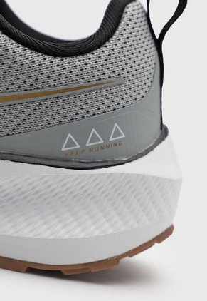 Tenis Running Gris-Blanco-Dorado Ocean Pacific Marina