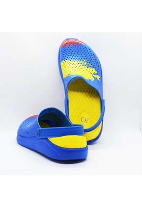 Sandalias Ocean Pacific Hombre COLOMBIA Azul & Amarillo & Rojo
