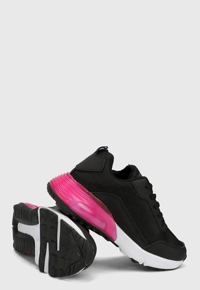 Tenis Lifestyle Negro-Fucsia-Blanco Ocean Pacific