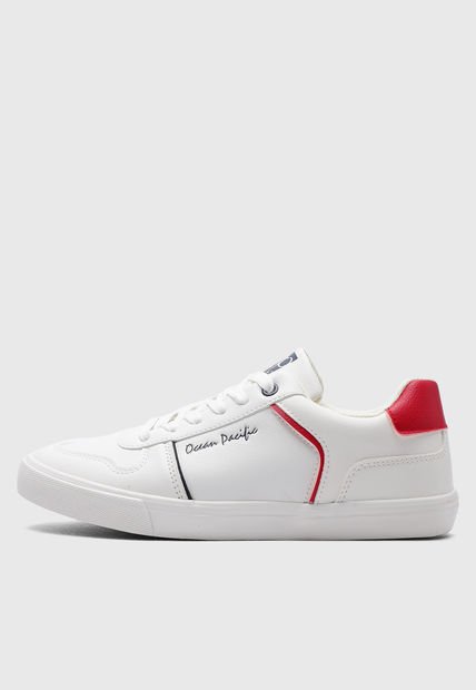 Tenis Lifestyle Blanco-Rojo-Azul Ocean Pacific Arenisa
