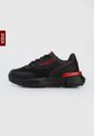 Tenis Lifestyle Negro-Rojo Ocean Pacific Kids Joas de Ocean Pacific