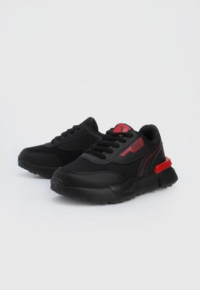 Tenis Lifestyle Negro-Rojo Ocean Pacific Kids Joas
