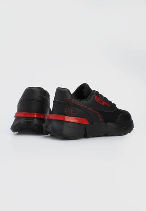 Tenis Lifestyle Negro-Rojo Ocean Pacific Kids Joas