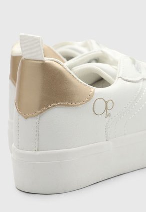 Tenis Lifestyle Marfil-Dorado Ocean Pacific Clavel