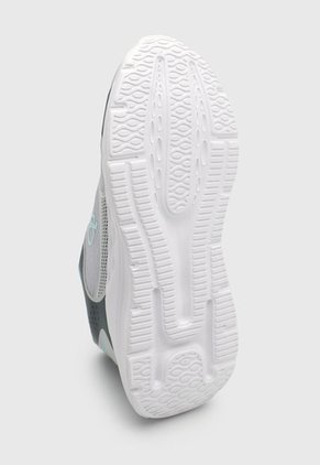 Tenis Running Gris-Blanco-Aguamarina Ocean Pacific Mara