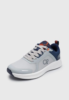 Tenis Running Gris-Azul-Blanco Ocean Pacific Hans