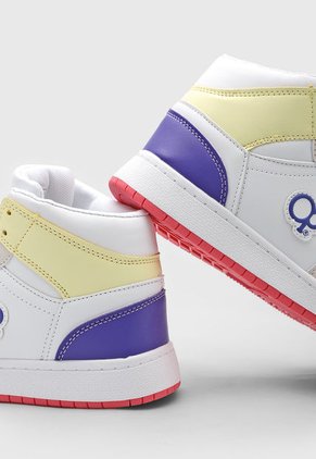 Bota Lifestyle Blanco-Amarillo-Lila-Beige Ocean Pacific Eulalia