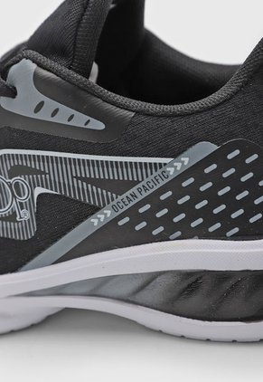 Tenis Running Negro-Blanco-Gris Ocean Pacific Gavilan